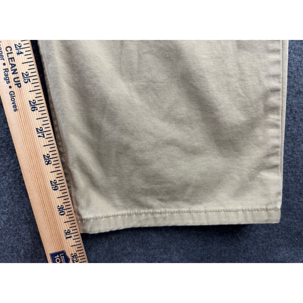 Carhartt Rugged Flex Relaxed Fit Canvas Work Pants Men's Size 44x31 Tan 5-Pocket - Picture 12 of 16